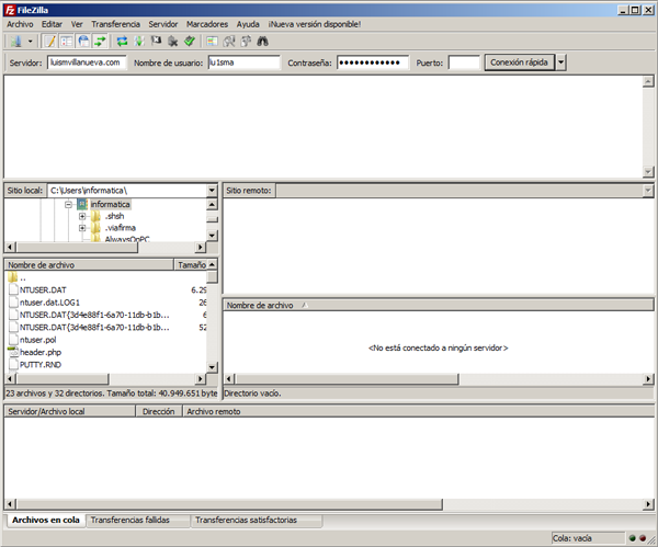 instalacion wodpress FTP