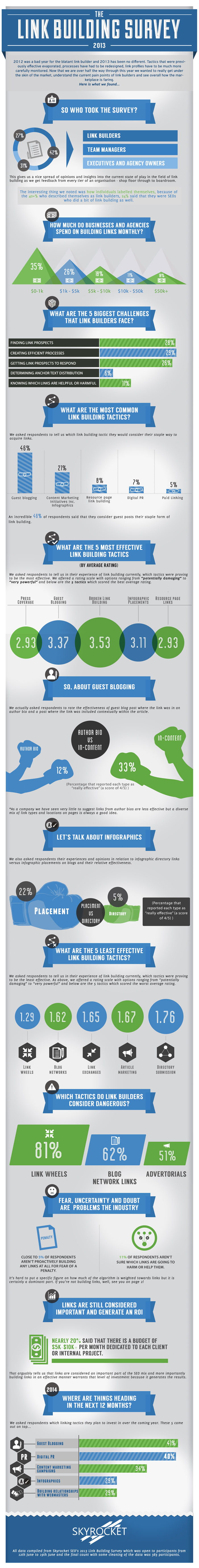 Estudio - Infografía linkbuilding 2013