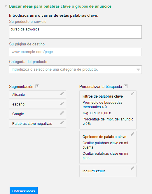 keyword planner keyword planner